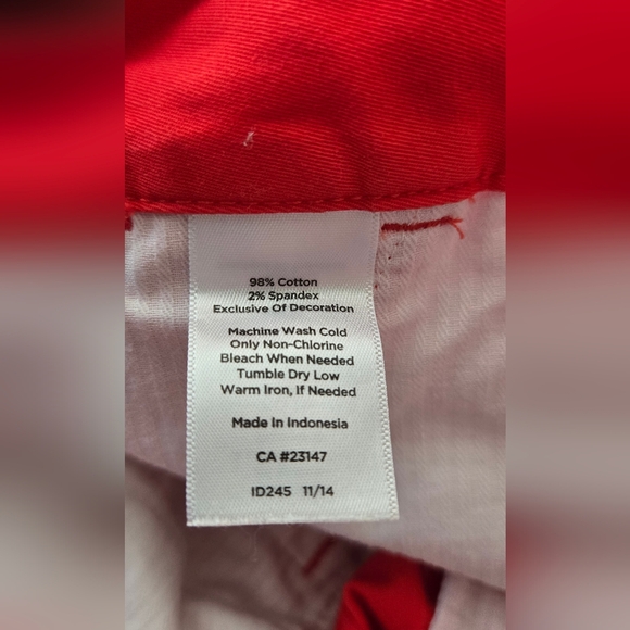 Talbots The Weekend Chino in Salmon sz 4 & 10 - Picture 7 of 9